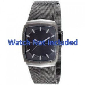 Horlogeband Skagen 396LTTM Mesh/Milanees Antracietgrijs 25mm